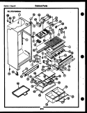 CABINET PARTS Diagram and Parts List for RT21F9WSGA  Gibson Refrigerator