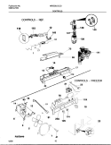 CONTROLS Diagram and Parts List for MRS26LGJC2  Frigidaire Refrigerator
