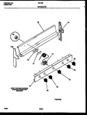 BACKGUARD Diagram and Parts List for 32-1009-23-09  Tappan Range