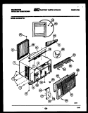 CABINET PARTS Diagram and Parts List for KAC084P7A1  Kelvinator Air Conditioner
