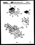 SHELVES AND SUPPORTS Diagram and Parts List for TMK180EN0D  Kelvinator Refrigerator