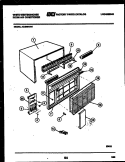 CABINET PARTS Diagram and Parts List for AC088N7B1  Frigidaire Air Conditioner
