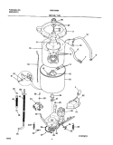 MOTOR / TUB Diagram and Parts List for SWS1549AQ2  Westinghouse Washer