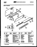 SPLASHER CONTROL Diagram and Parts List for 77-4950-00-01  Tappan Range