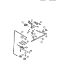 BURNERS Diagram and Parts List for CGC4M6DXD  Gibson Range