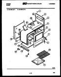 BODY PARTS Diagram and Parts List for 32-1008-00-01  Tappan Range