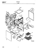 Part Location Diagram of 318109402 Frigidaire LINER-OVEN