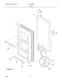 Part Location Diagram of 297257001 Frigidaire DOOR STOP