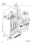 CABINET Diagram and Parts List for GLHT214RAB4  Frigidaire Refrigerator