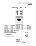 COVER Diagram and Parts List for FES355ASB  Frigidaire Range