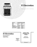 COVER Diagram and Parts List for EW3LDF65GBD  Electrolux Range
