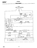 WIRING DIAGRAM Diagram and Parts List for FRT22RGHB0  Frigidaire Refrigerator
