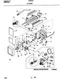 ICE MAKER Diagram and Parts List for F45WR24CD1  Frigidaire Refrigerator