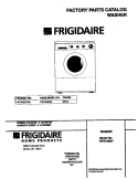 COVER Diagram and Parts List for FWT449GFS2  Frigidaire Washer
