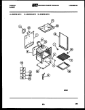 BODY PARTS Diagram and Parts List for 30-2138-00-04  Tappan Range