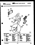 ELECTRICAL PARTS Diagram and Parts List for AL06A4EVA  Gibson Air Conditioner