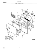 FRONT PANEL / LINT FILTER Diagram and Parts List for GDG546RFS0  Gibson Dryer