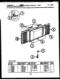 WINDOW MOUNTING PARTS Diagram and Parts List for A07LH8E2  Frigidaire Air Conditioner