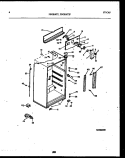 CABINET PARTS Diagram and Parts List for FPGS18TIPLL0  Frigidaire Refrigerator