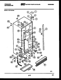 CABINET PARTS Diagram and Parts List for FPCI19VPL0  Frigidaire Refrigerator