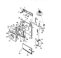 DOOR & FRONT PANEL Diagram and Parts List for LT150JXD1  Frigidaire Washer