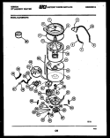 TUB DETAIL Diagram and Parts List for EL27M6WXFB  Gibson Washer Dryer Combo
