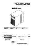 COVER Diagram and Parts List for FAK083J7V1  Frigidaire Air Conditioner