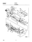 ICE CONTAINER Diagram and Parts List for FRS24ZGGD4  Frigidaire Refrigerator