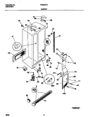 CABINET Diagram and Parts List for FRS26ZTHB0  Frigidaire Refrigerator