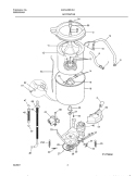 WSHR MTR, HOSE Diagram and Parts List for GWS445RHS1  Gibson Washer