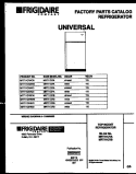COVER Diagram and Parts List for MRT11CRBD0  Uni Refrigerator
