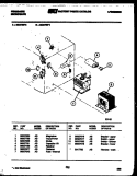 POWER CONTROL Diagram and Parts List for MC870EL3  Frigidaire Microwave