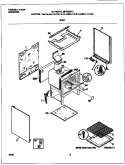 BODY Diagram and Parts List for MPF303PGWD  Frigidaire Range