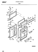 DOOR Diagram and Parts List for F44Q18CCD0  Frigidaire Refrigerator