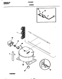 SYSTEM Diagram and Parts List for FFC07M5CW0  Frigidaire Freezer