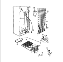 UNIT Diagram and Parts List for RS229GCW3  Frigidaire Refrigerator