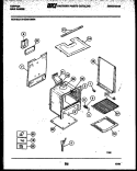 BODY PARTS Diagram and Parts List for 30-2249-00-04  Tappan Range