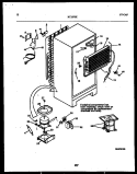 SYSTEM AND AUTOMATIC DEFROST PARTS Diagram and Parts List for RT21F5YX3A  Gibson Refrigerator