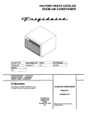 COVER Diagram and Parts List for FAC053L7A1  Frigidaire Air Conditioner