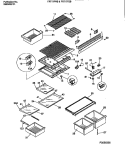 Part Location Diagram of 215919125 Frigidaire FRAME-FULL SHELF