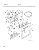 DISPENSER Diagram and Parts List for GS26HSZCB1  Frigidaire Refrigerator