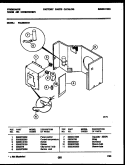 ELECTRICAL PARTS Diagram and Parts List for FAC053S7A1  Frigidaire Air Conditioner