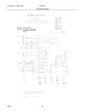 WIRING DIAGRAM Diagram and Parts List for FMV145KB2  Frigidaire Microwave