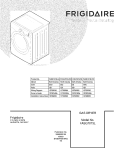 COVER Diagram and Parts List for FASG7073LA0  Frigidaire Dryer