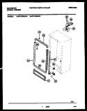 CABINET PARTS Diagram and Parts List for KFU12M0AW0  Kelvinator Freezer