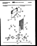 SYSTEM AND AUTOMATIC DEFROST PARTS Diagram and Parts List for RT143NCWB  Frigidaire Refrigerator