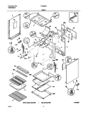 BODY Diagram and Parts List for TGF364ASC  Tappan Range