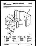 ELECTRICAL PARTS Diagram and Parts List for GAC054P7A1  Gibson Air Conditioner