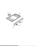 TOP, CONTROL PANEL Diagram and Parts List for GF710HXD0  Frigidaire Wall Oven