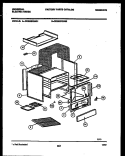 BODY PARTS Diagram and Parts List for CE200SP2D2  Frigidaire Cooktop